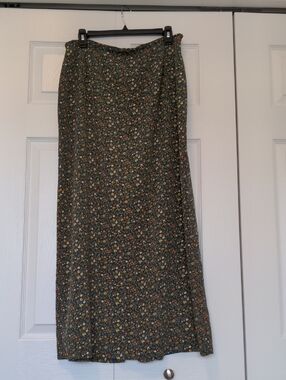 Vintage Floral Maxi Skirt